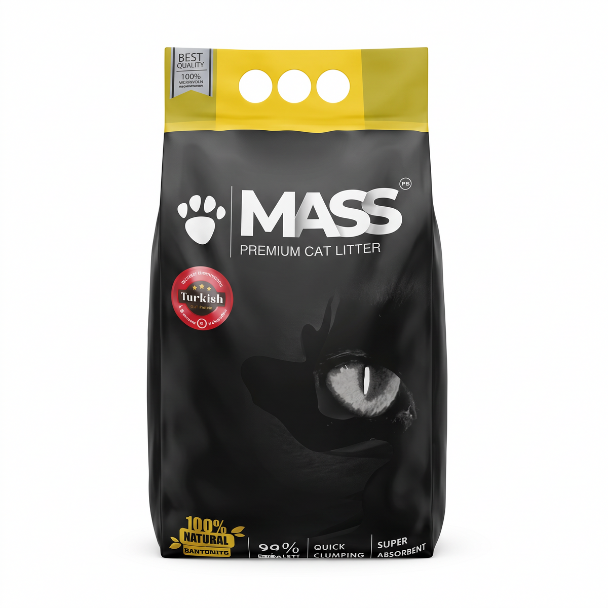 MASS clumping Lemon Scented Turkish cat litter 5 L