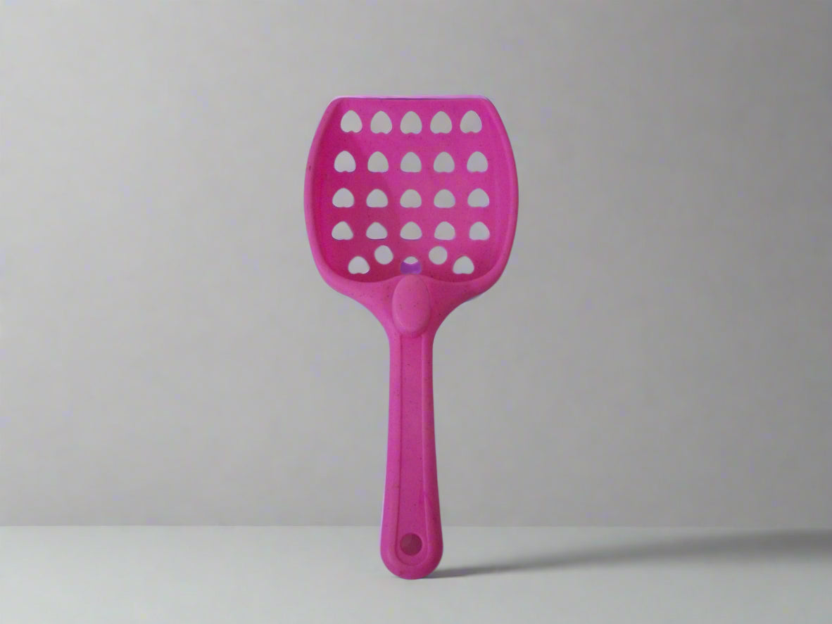 litter box scoop pink