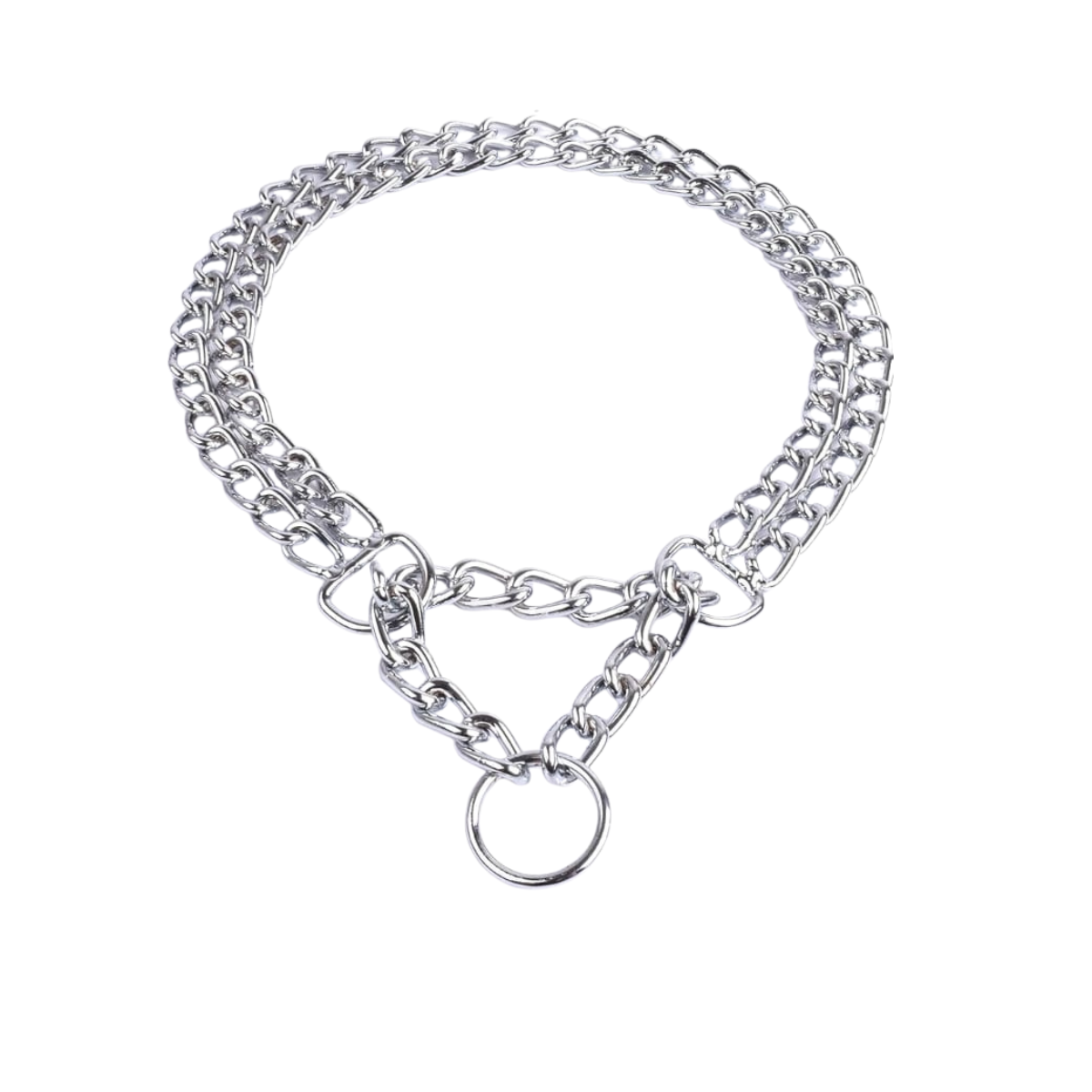 طوق كارتييه متعدد السلاسل لتدريب الكلاب على الخنق المعدني الثقيل