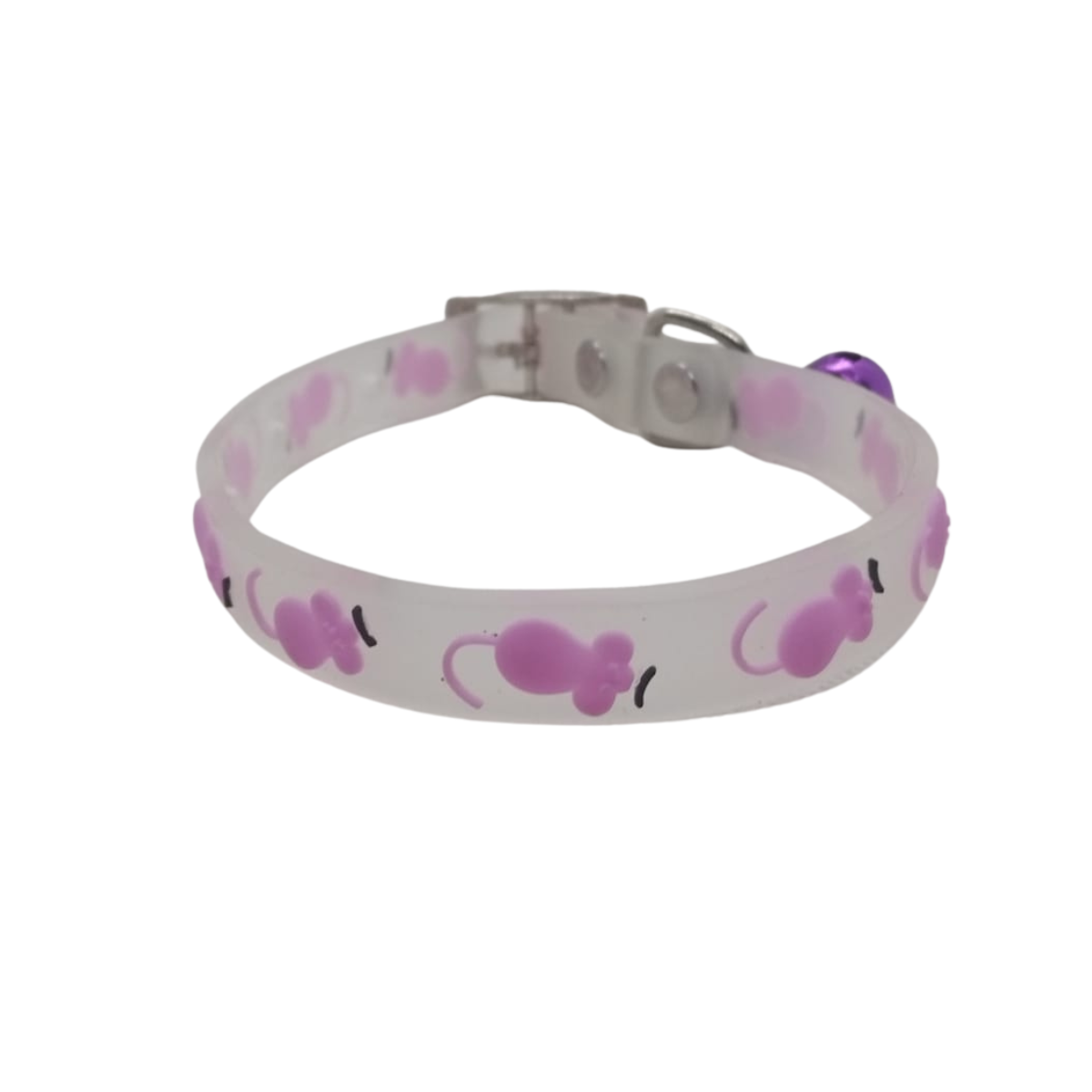 Fluorescent Pet collar with single bell