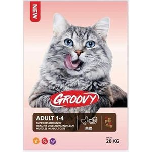 Groovy - جروفي دراي فود قطط