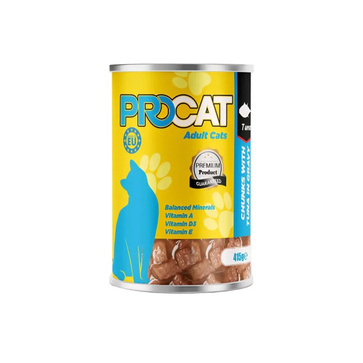 Procat Cat wet food with Tuna in gravy 415 gm