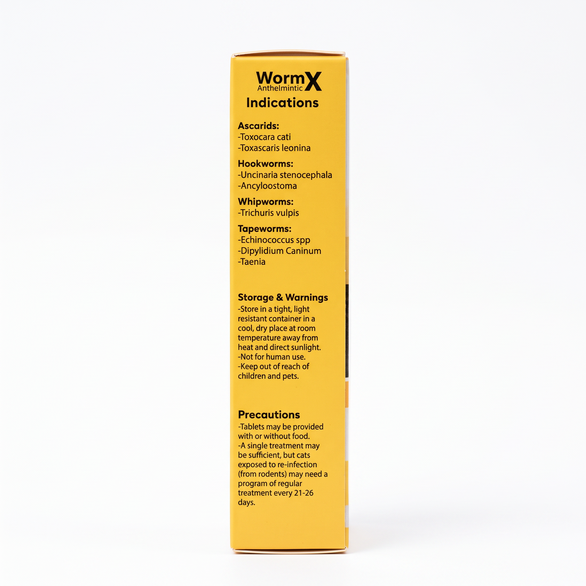 WormX de-worming Anthelmintic 6 tabs for cats