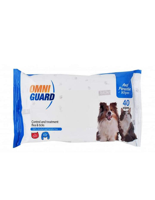 OMNIGUARD anti-parasitic wipes