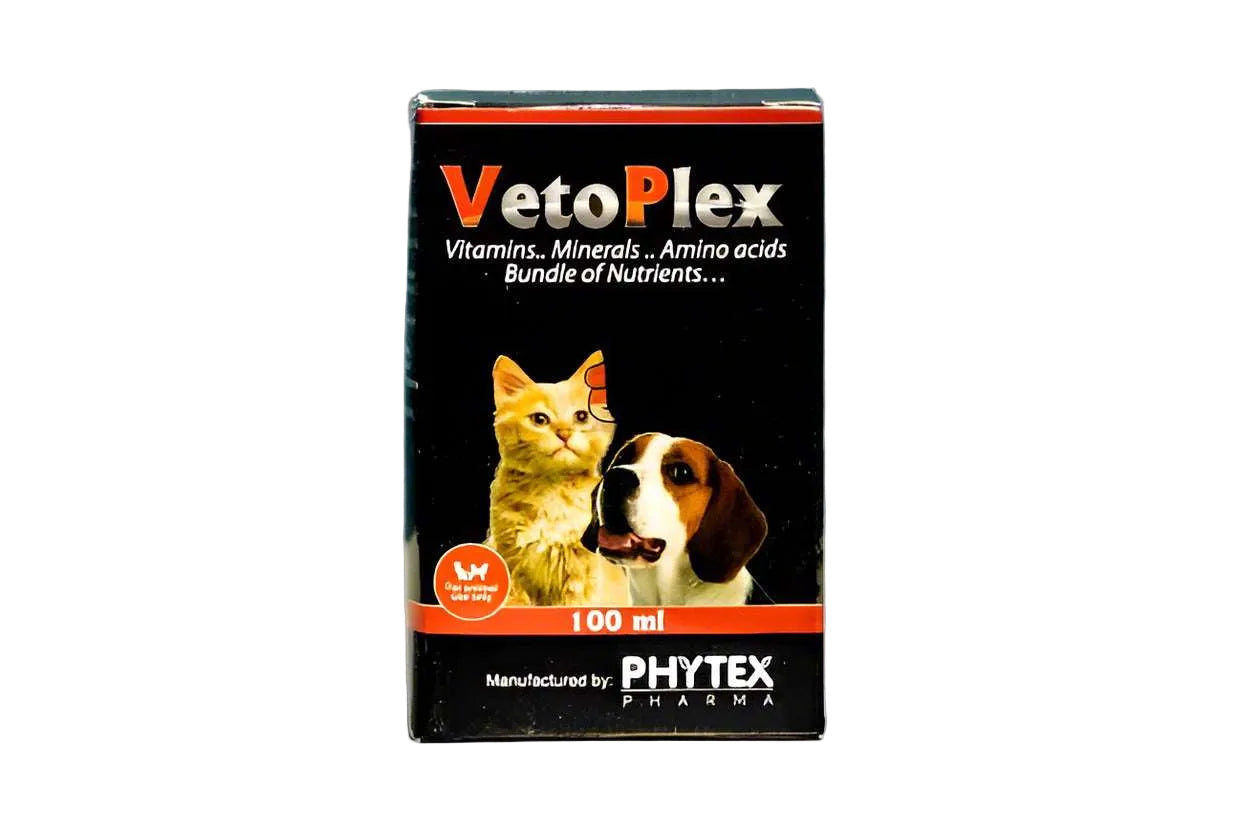 فيتوبلكس فيتامينات قطط والكلاب - vetoplex