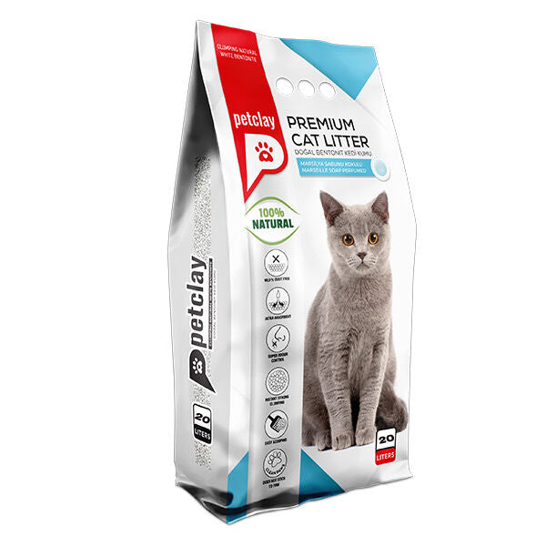 Petclay premium clumping cat litter 20 L
