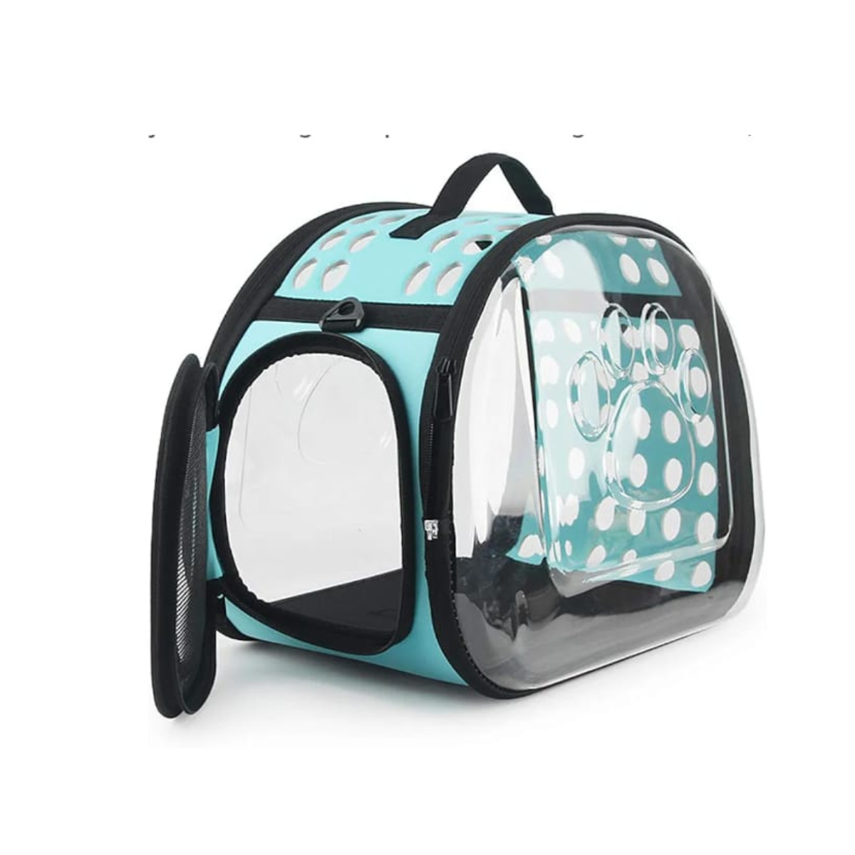 Shoulder transparent with Paw side-shaped Pet bag
