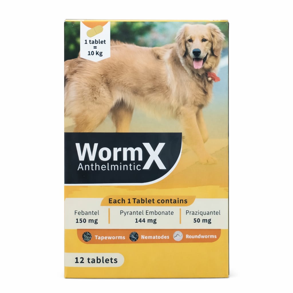 أقراص WormX للتخلص من الديدان (قرص واحد)