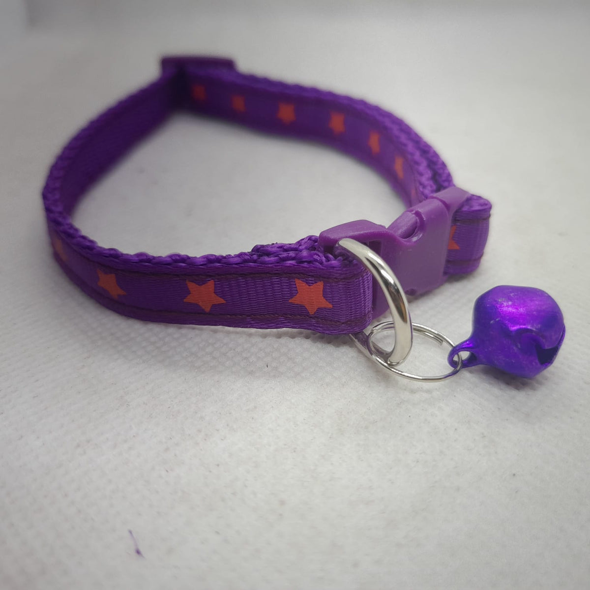 Fabric Cat & Puppy collar with bell