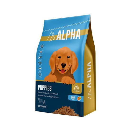 ALPHA puppies dry food 20 kg - Petfriend stores بتفريند ستورز