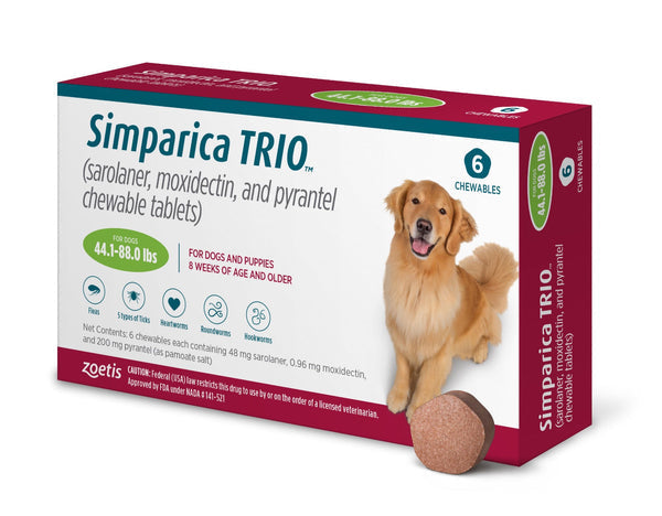 Simparica trio 20 - 40 kg