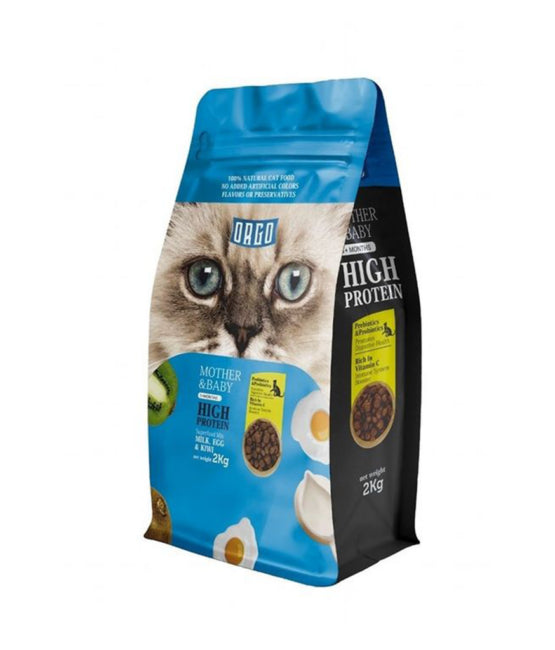 دراي فود قطط   dry food Orgo mother baby