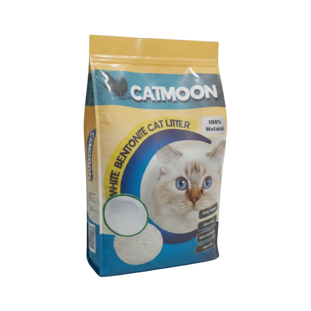 PetFriend Cat Moon orange scented clumping cat litter in a 10L bag made from natural white calcium bentonite