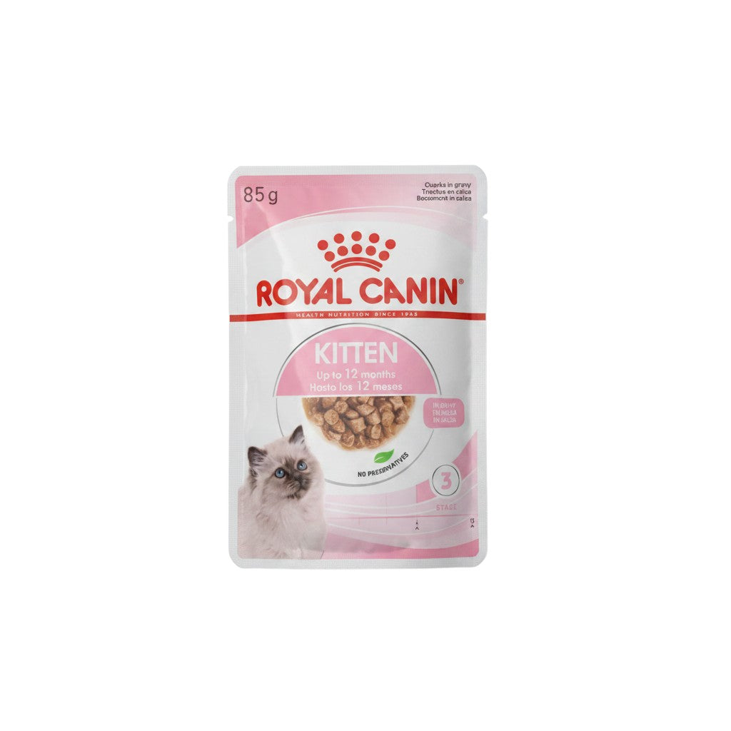 PetFriend Royal Canin kitten wet food pouch with chicken in gravy for kittens aged 2 to 12 months