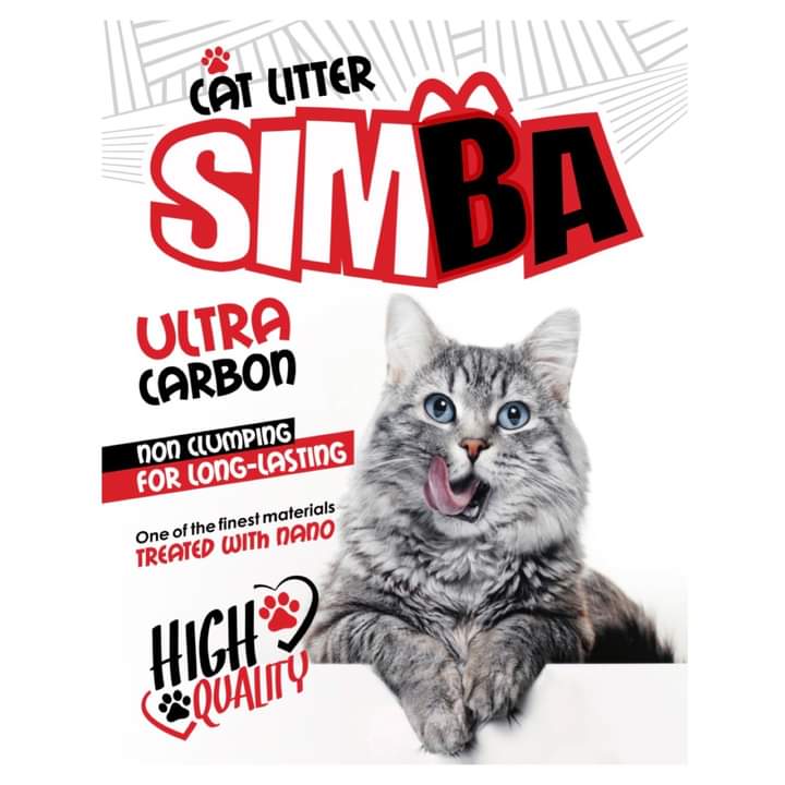 رمل سيمبا قطط غير متكتل