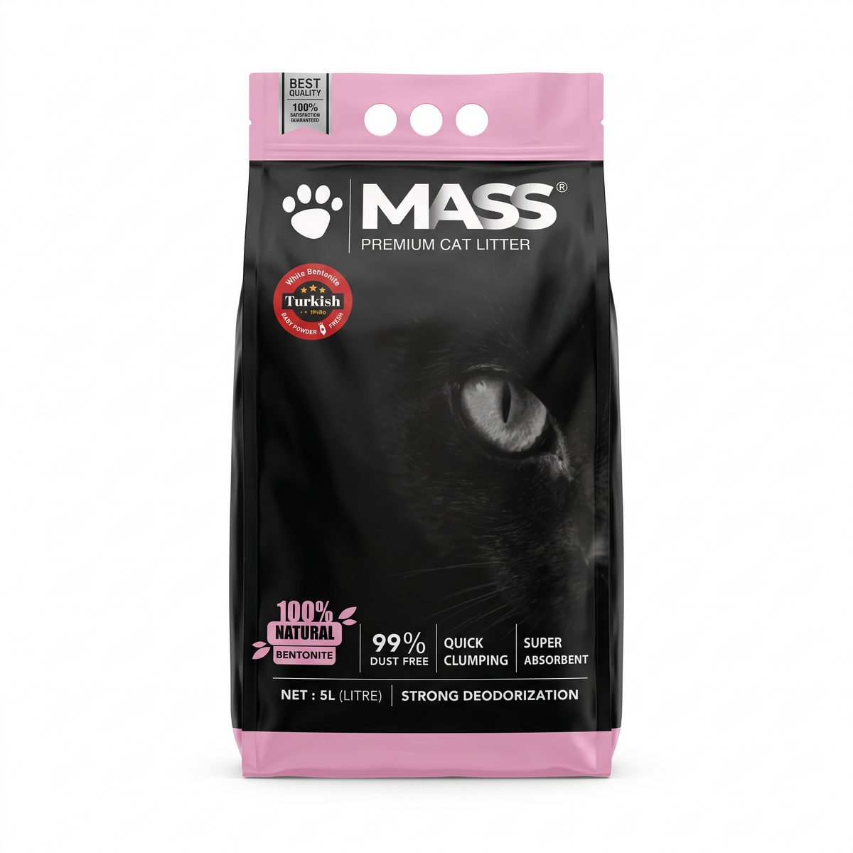 MASS clumping Lavender Scented Turkish cat litter 5 L
