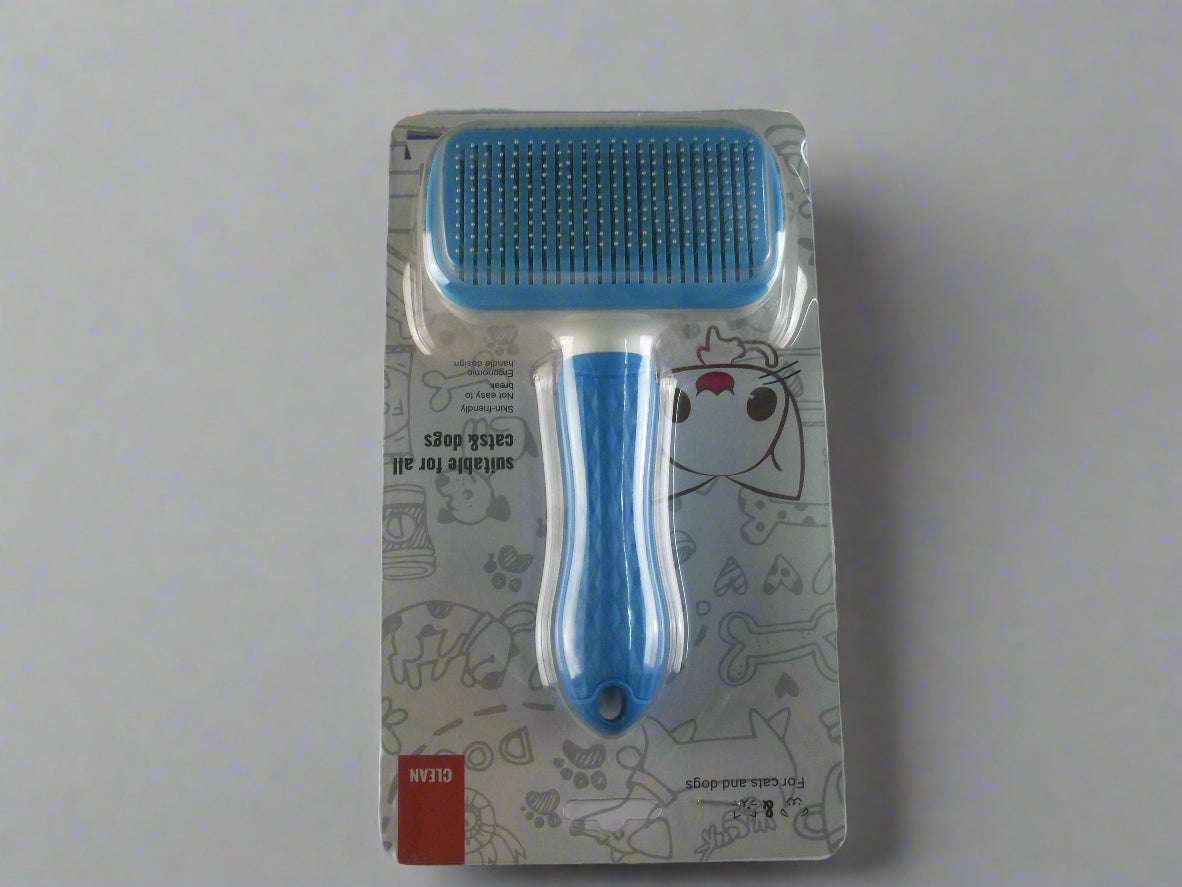 CLEAN & PETS Auto hair removal with button Brush 