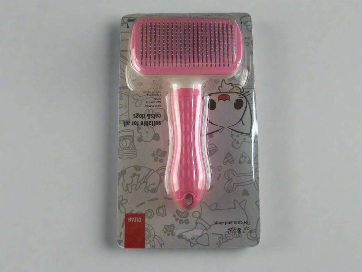 CLEAN & PETS Auto hair removal with button Brush 