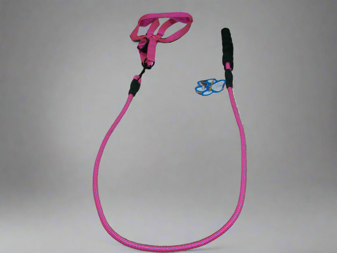 Hellomickey dog harness pink