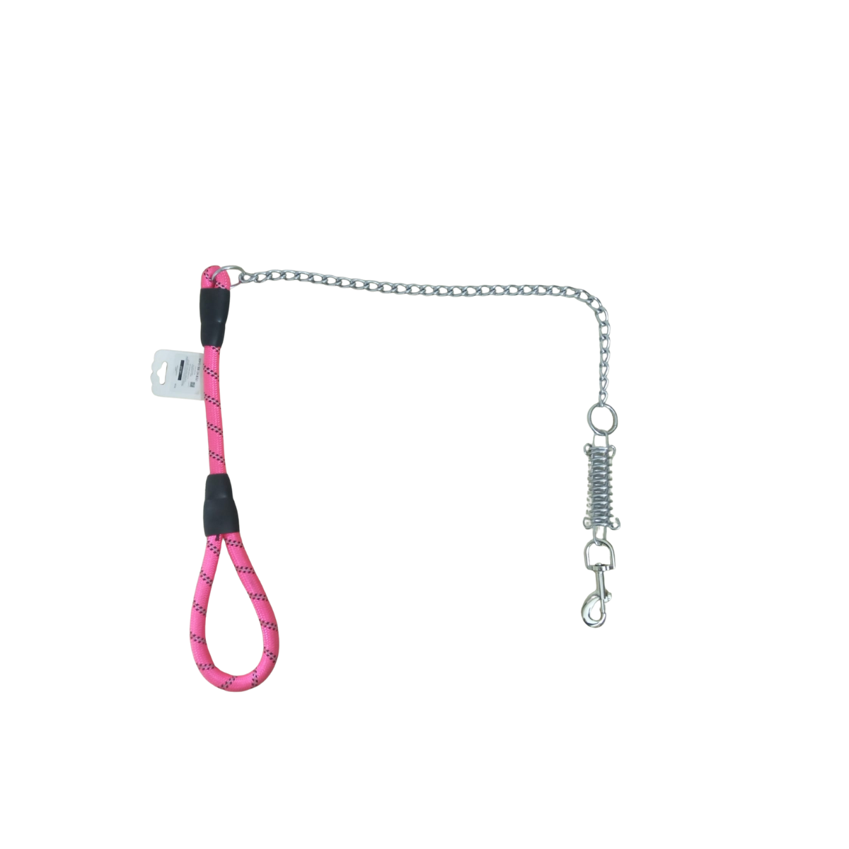 Sturdy colored large dog leash with metal chain