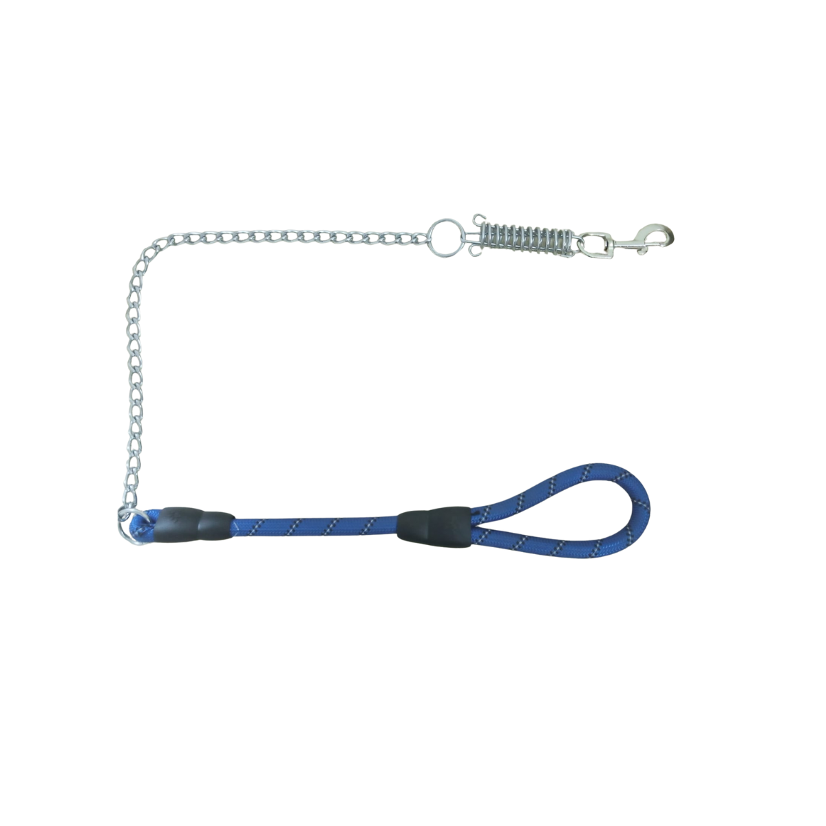 Sturdy colored large dog leash with metal chain