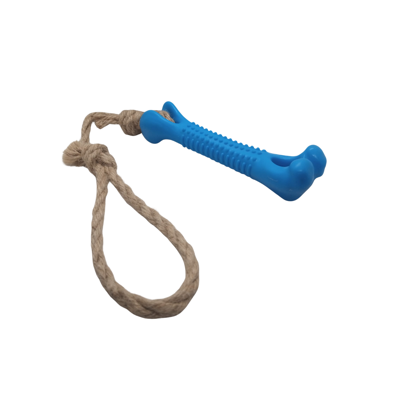 عضاضة كلاب متينة مصنوعة من السيليكون الثقيل مع حبل دائري