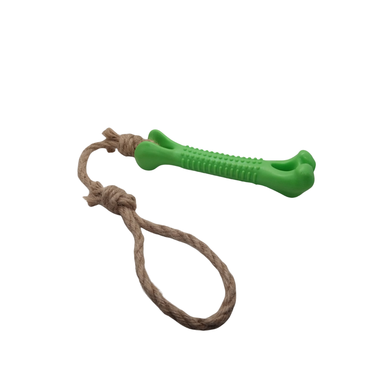 عضاضة كلاب متينة مصنوعة من السيليكون الثقيل مع حبل دائري