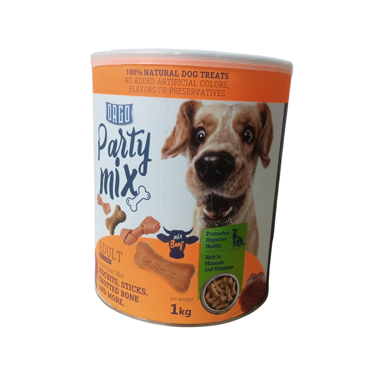 Orgo Party Mix treats with Beef 1 kg