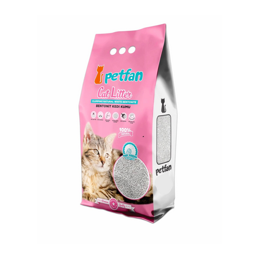 Cat Fan Turkish Baby powder Scented clumping cat litter 10 L