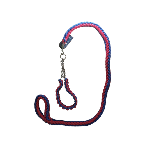 طوق ومقود مضفر قوي للكلاب