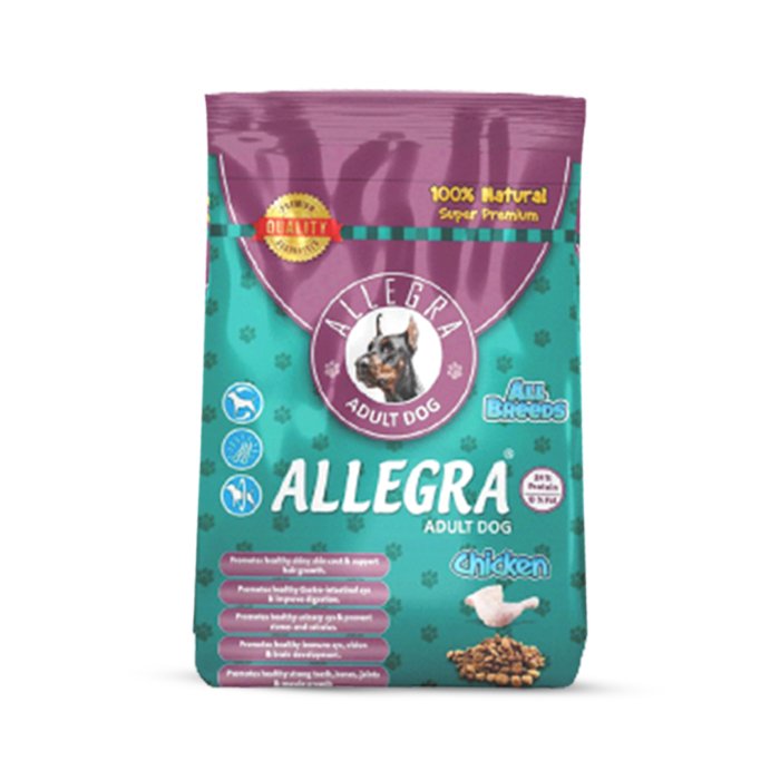 ALLEGRA adult dog dry food 15 kg - Petfriend stores بتفريند ستورز