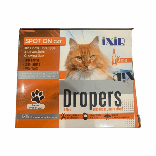 DROPERS spot on for cat fleas & ticks