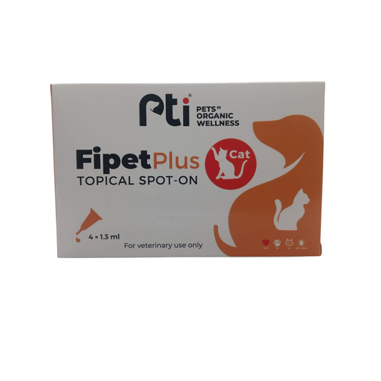 Pti Fipet Plus topical spot-on for cats  (4 Pipettes)