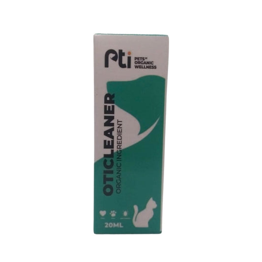 Petit Organic Wellness Otic Cleaner box on a white background