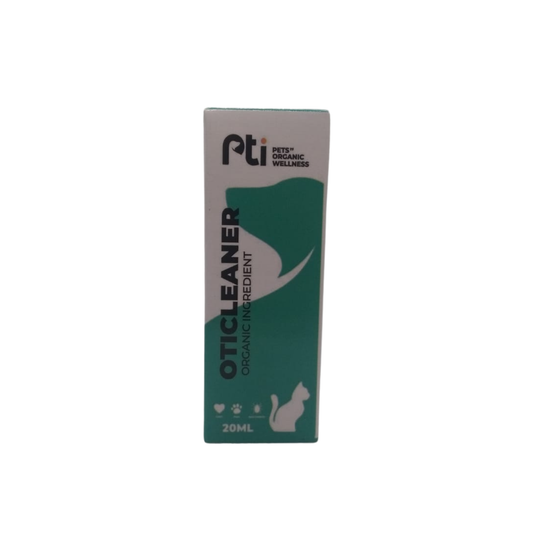 Petit Organic Wellness Otic Cleaner box on a white background