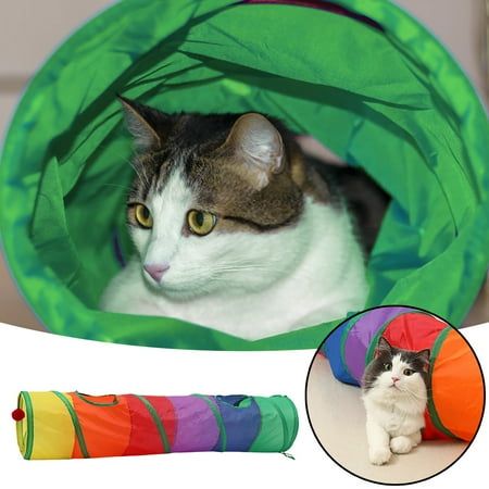 Cat tunnel straight fun toy