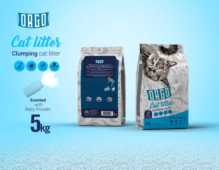 Orgo cat litter - رمل القطط اورجو