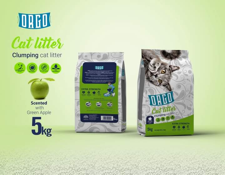 Orgo cat litter - رمل القطط اورجو