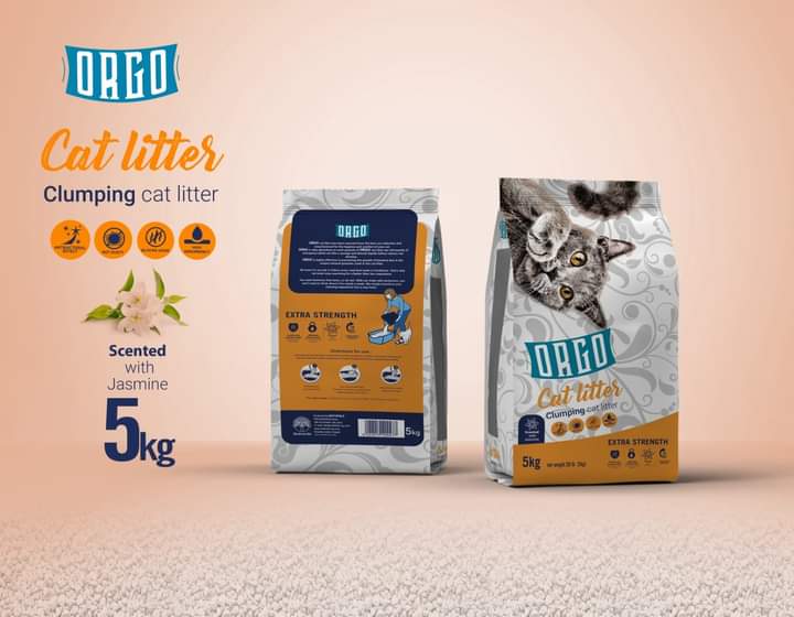 Orgo cat litter - رمل القطط اورجو