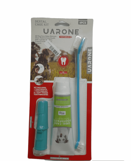 فرشة أسنان قطط كلاب معجون اسنان UARONE 