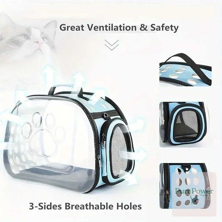 Shoulder transparent Pet bag