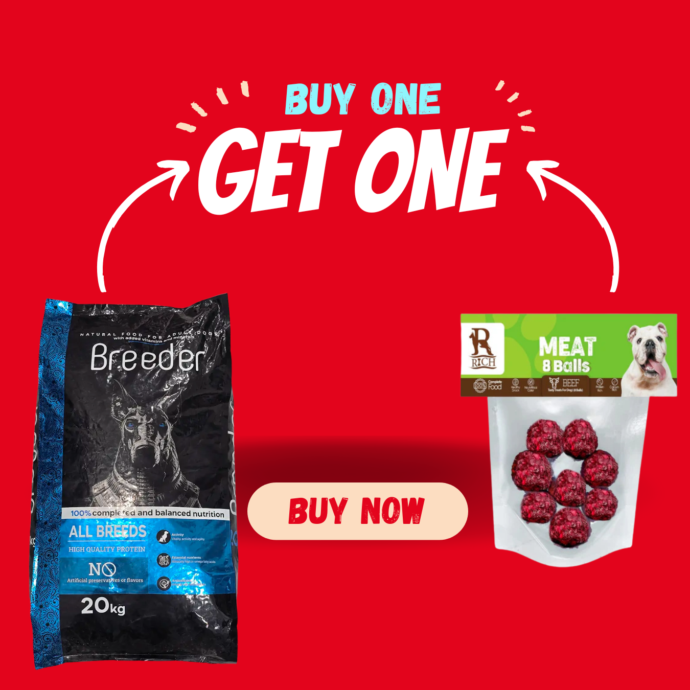 breeder dry food offer for dogs
