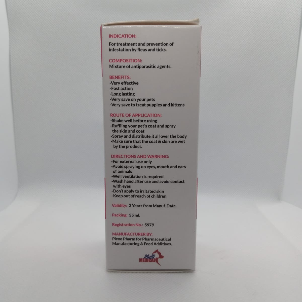 fero flea spray