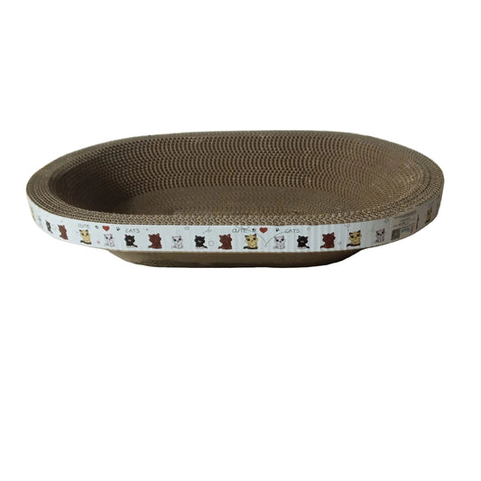 Oval wide Scratcher cat toy