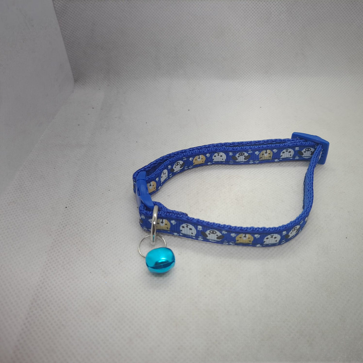 Fabric Cat & Puppy collar with bell