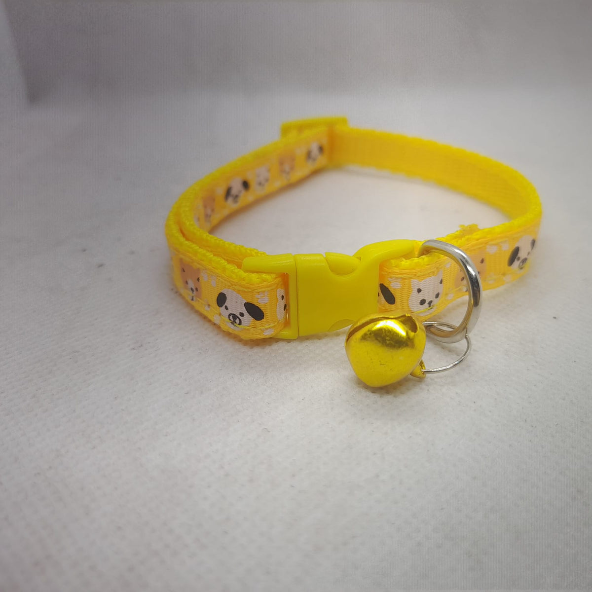 Fabric Cat & Puppy collar with bell