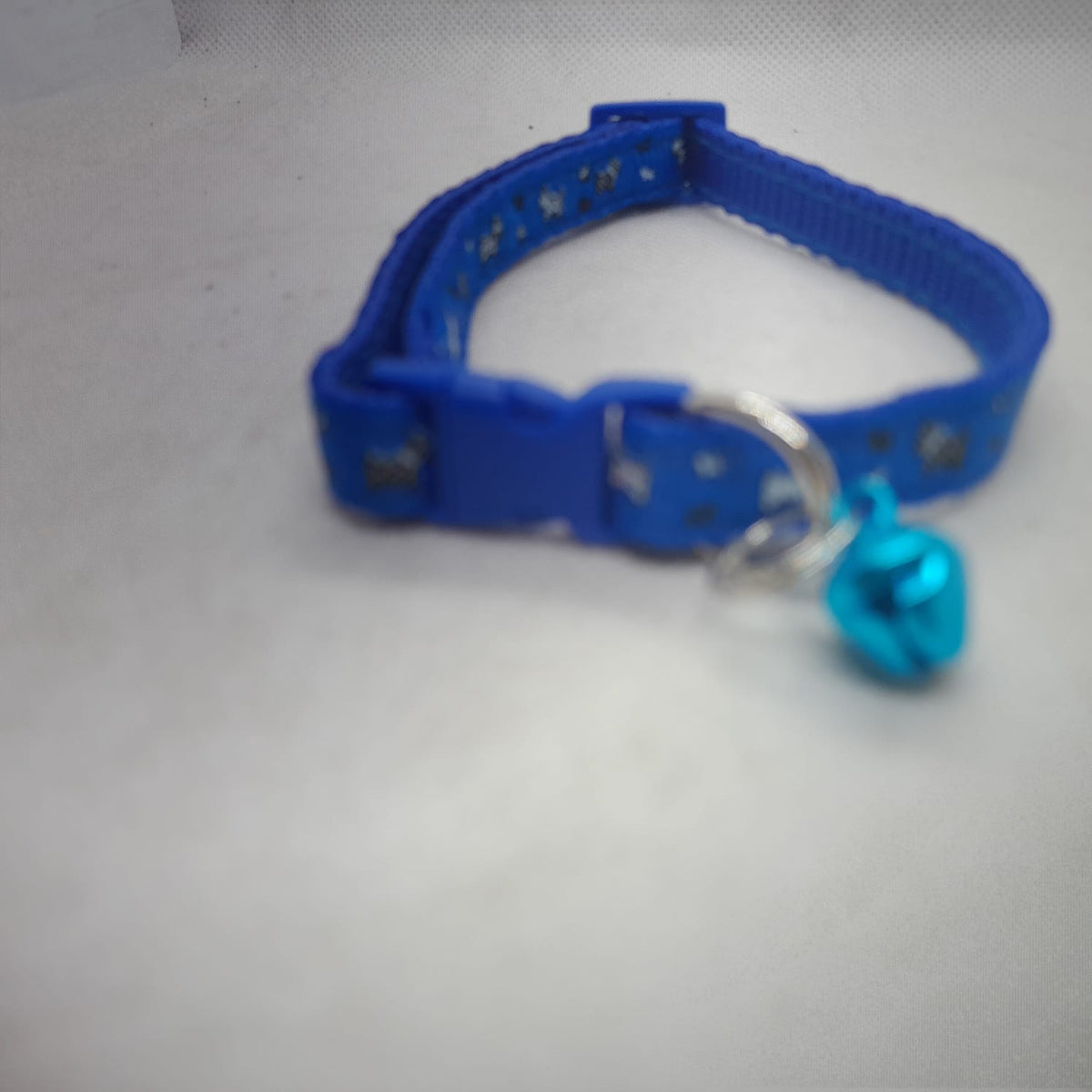 Fabric Cat & Puppy collar with bell