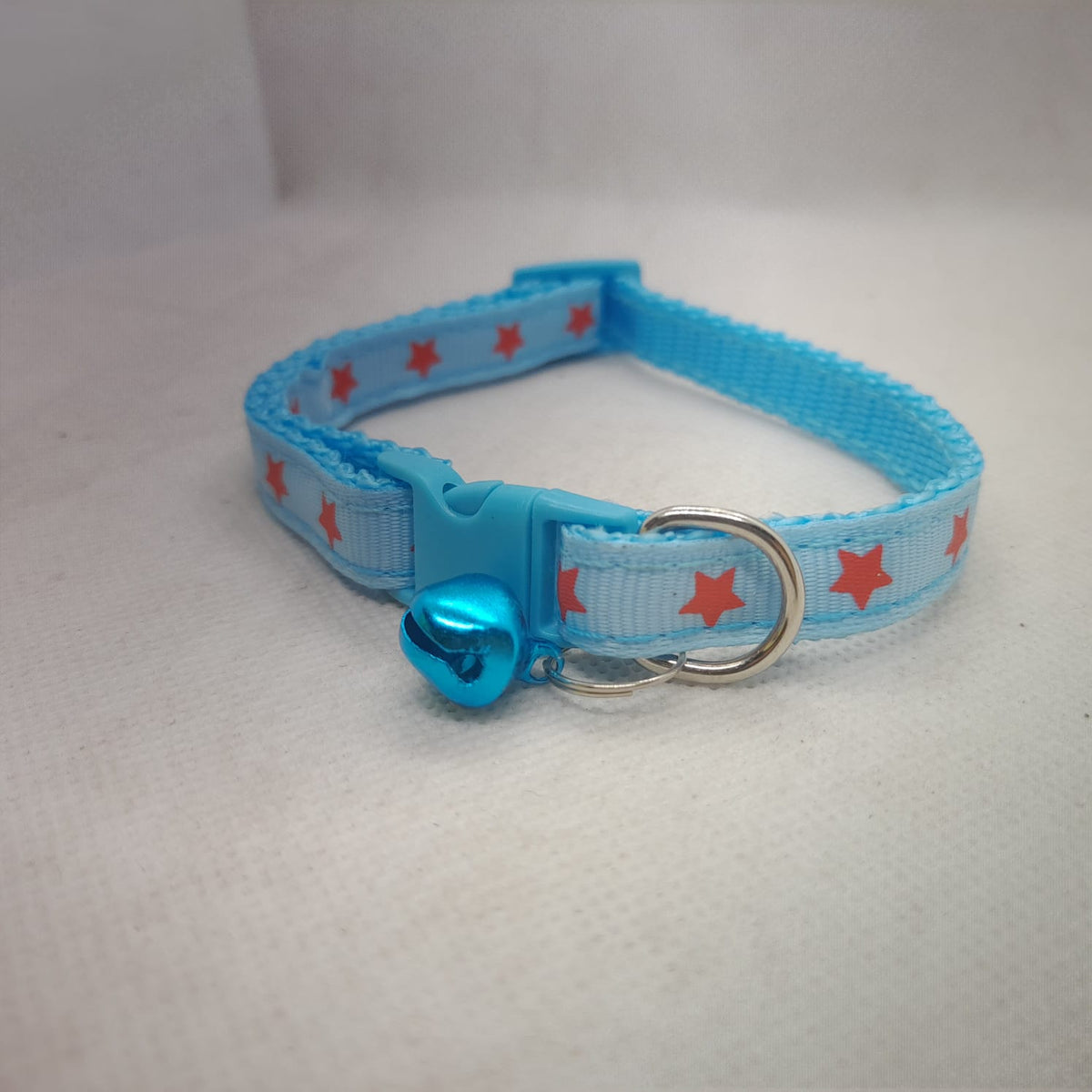 Fabric Cat & Puppy collar with bell