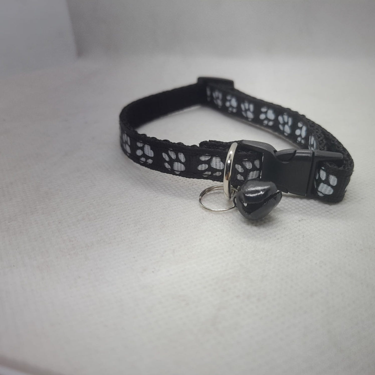 Fabric Cat & Puppy collar with bell