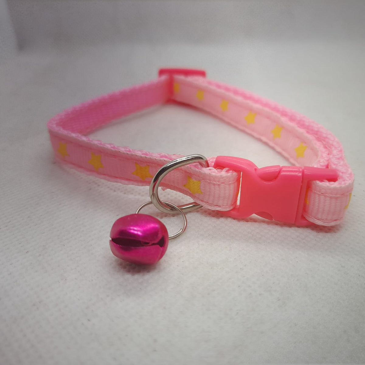 Fabric Cat & Puppy collar with bell